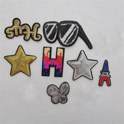 Fashion Style High Quality Clothing Iron On Embroidered Appliques Diy