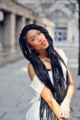 You'll get a beautiful braided ombre effect. DIY Natural Hair Care: What are Chunky Braids, Solange ...