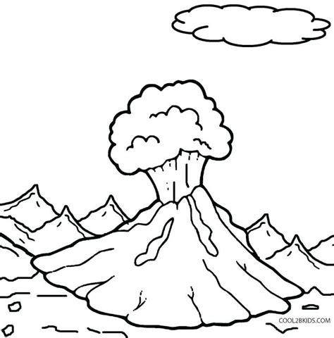 Volcano Eruption Drawing At Getdrawings Free Download