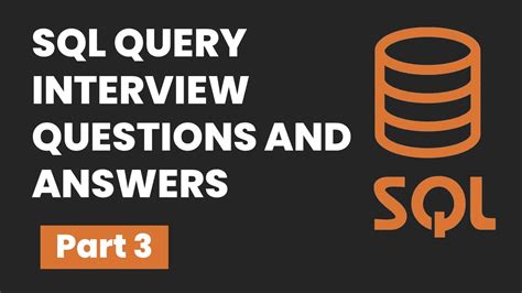 Part Sql Query Interview Questions Answers How To Find St Nd Nth Highest Salary