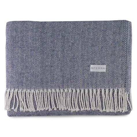 Baby blanket (30x40) twin blanket (67x90) full / queen blanket (90x. Sferra Celine Throw Blanket - Navy | Navy throw blanket ...