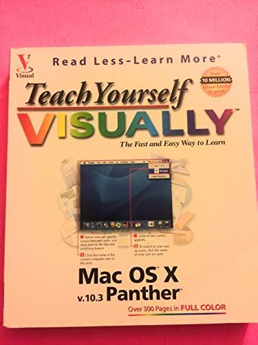 Panther Edition Teach Yourself Visually Mac Os X V103 Maran Ruth