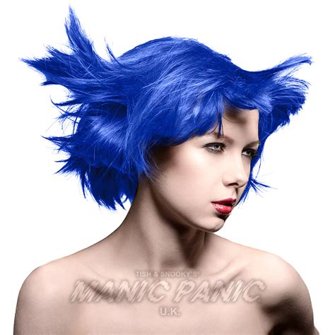 rockabilly blue high voltage classic hair dye manic panic uk