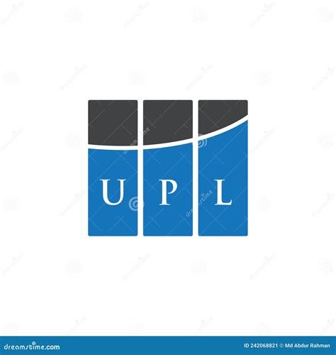 Upl Letter Logo Design On White Background Upl Creative Initials