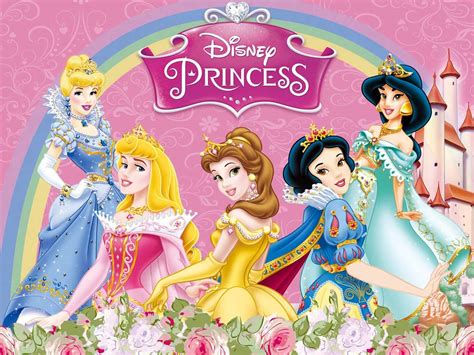 Disney Princess Telón De Fondo Para Niña Feliz