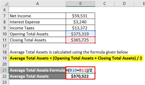 The current ratio, also known as the working capital ratio, measures the capability of a business to the ratio considers the weight of total current assets versus total current liabilities. Return on Total Assets Formula | Calculation | Examples ...