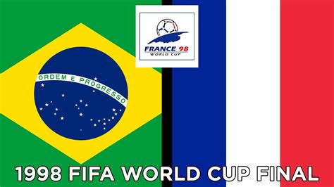 Pes 6 1998 Fifa World Cup Final Brazil V France Youtube