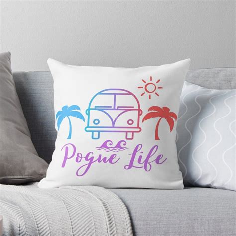Cool Outer Banks Pogue Life Throw Pillow By Cryptoballin123