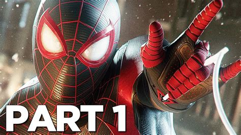 Spider Man Miles Morales Ps5 Walkthrough Gameplay Part 1 Intro