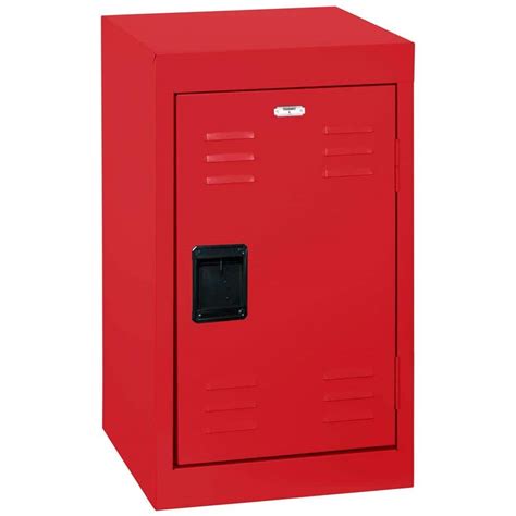 Sandusky 24 In H Single Tier Welded Steel Storage Locker In Red