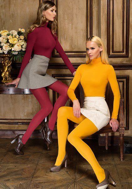 Women`s Legs And Feet In Tights Legs And Feet In Maroon And Yellow Tights 2