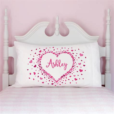 A Million Hearts Personalized Pillowcase Personalized Planet