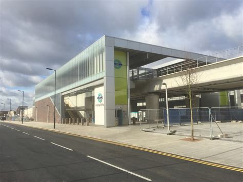 Pudding Mill Lane station | The road in front (Barbers Road)… | Flickr