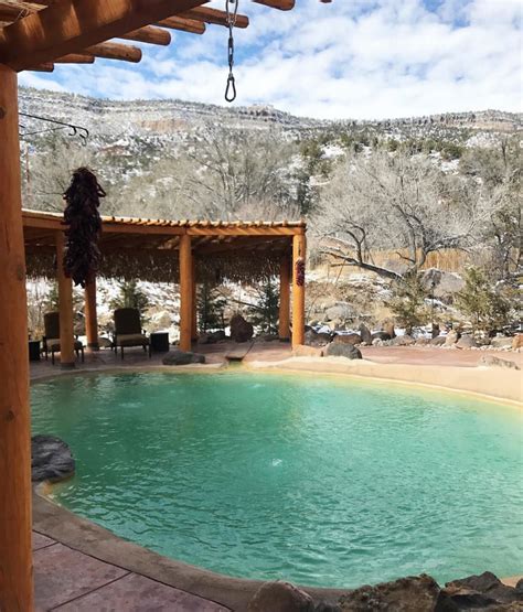 Hot springs has drawn visitors for hundreds of years with its warm spring and even warmer welcome. Jemez Hot Springs Home of the Giggling Springs