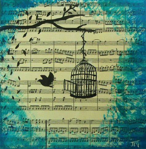 Pin By Joy Mannay On My Art Sheet Music Art Music Painting Musical Art