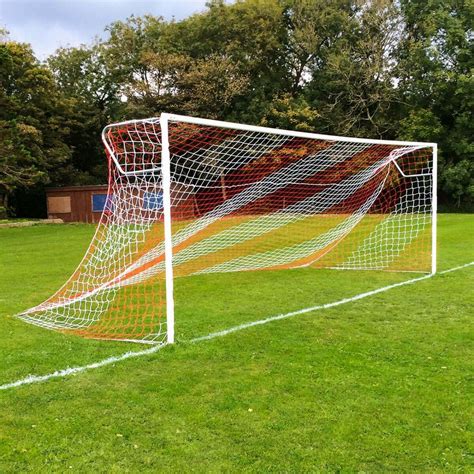 Stripedtwo Colour Soccer Goal Nets 10 Options Nws Aus