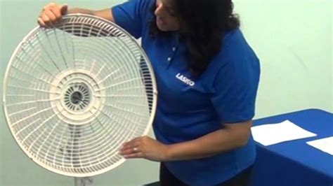 How To Assemble A Lasko Pedestal Stand Fan In Minutes With No Tools