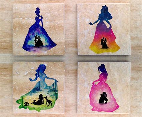 Simple Disney Princess Paintings
