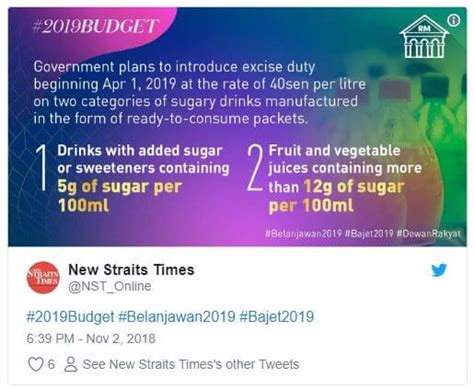 Here's a link to the live stream that will be available once the announcement starts. Bajet 2019: Summary Of Malaysia Budget 2019 (Infographics)