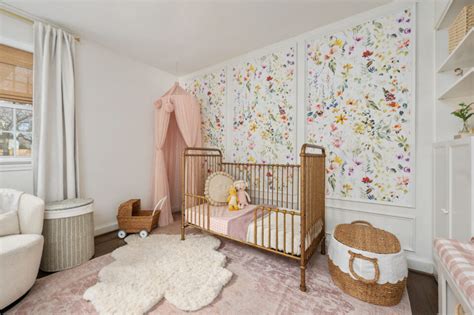 Diy Framed Wallpaper Panels In Gorgeous Nursery Project Nursery