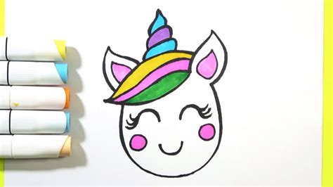 How to draw a picture based on unicorn theme easy and cute? Unicorn Drawing Easy | Free download on ClipArtMag