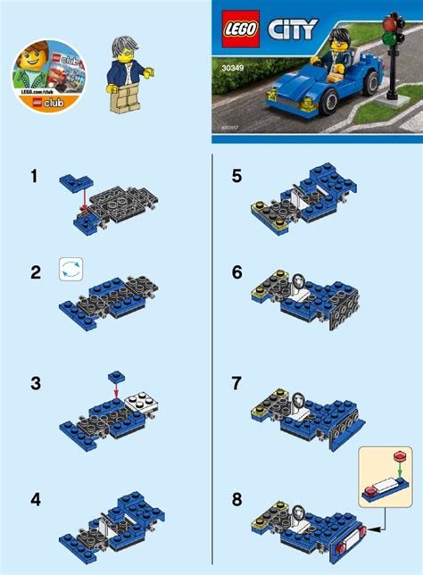 Lego Sports Car Instructions 30349 City Lego Lego Cars Instructions