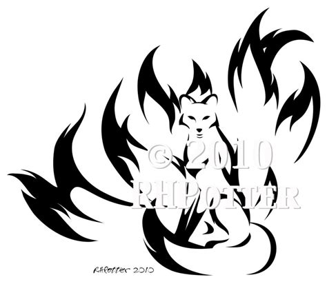 Awesome Nine Tailed Fox Silhouette References Peepsburghcom