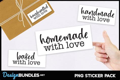 Homemade With Love Sticker Pack