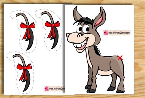 Free Printable Pin The Tail On The Donkey Game Printable Templates