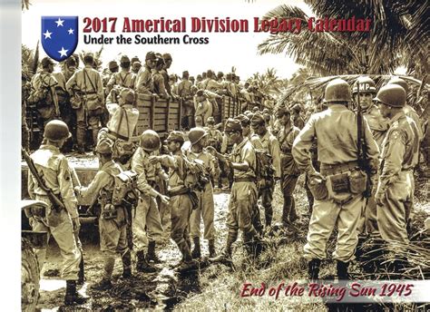 2017 Americal Legacy Foundation Calendar