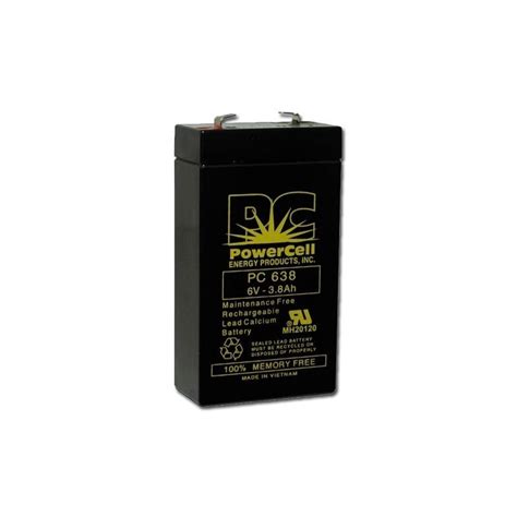 Powercell Pc638 60v 38 Amp Hour Lead Calcium Battery