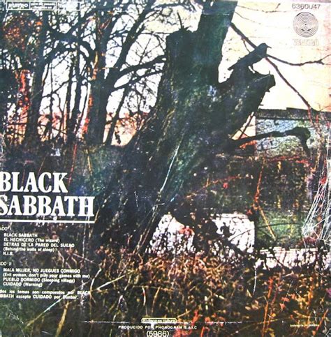 Album Covers Galore Black Sabbath Black Sabbath 1970 Doom And Gloom