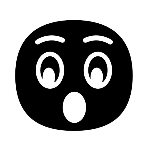 Surprised Emoticon Face Free Icon Vector Icons Vector Free Emoticon