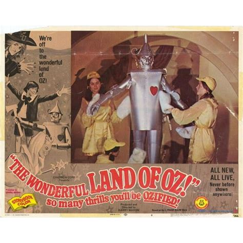 The Wonderful Land Of Oz Movie Poster Style E 11 X 14 1969