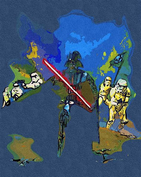 Movies Star Wars Art Digital Art By Larry Jones Fine Art America