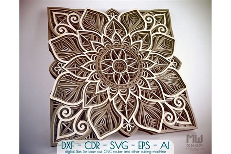 1456 Mandala Stencil Designs Free SVG Cut Files SVGFly Images For