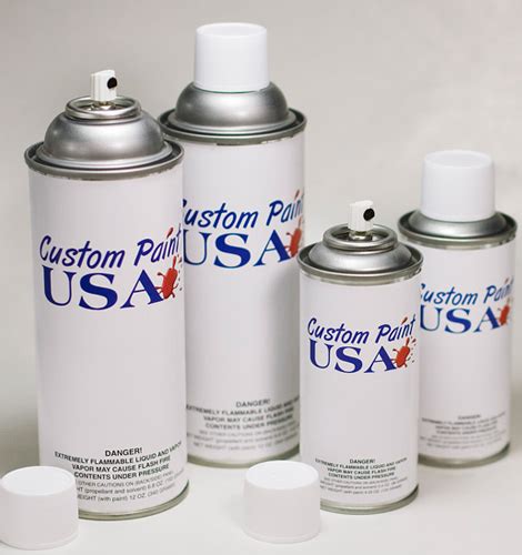 Custom Paint Usa Aerosol Cans 6 Oz Or 16 Oz By Volume Custom