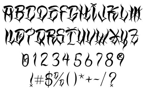 15 Chicano Gangsta Script Font Images Gangster Tattoo Lettering Font