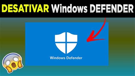 Desative O Windows Defender No Windows Desativar Antiv Rus Youtube