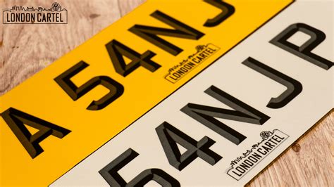Receive complimentary uk delivery on orders of £100 or over. London Cartel Show Plates Front & Rear - London Cartel