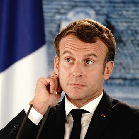 Ecoutez, ce qui se passe en libye, je l'ai en effet condamné avec la plus grande force, c'est un crime contre l'humanité. Emmanuel Macron | Promiflash.de