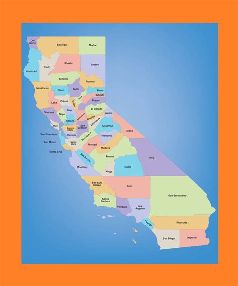California Details Map Large Printable And Standard Map Whatsanswer