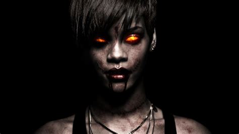 Free Download Zombie Demon Creepy Face Eyes Singer Musician Women