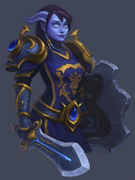 Draenei Commission By Lowly Owly On DeviantArt