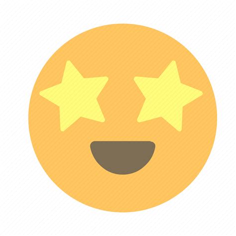 Emoji Emoticon Eye Eyed Face Star Starry Icon Download On