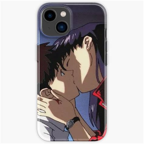 Misato Kiss Shinji Iphone Case For Sale By Noisa Redbubble
