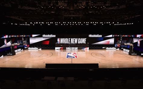 Take A Look At The Nbas New Court And Setup For The Orlando Bubble