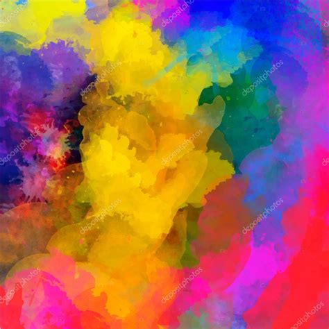 Maybe you would like to learn more about one of these? Abstract watercolor palette of blue colors, mix color ...