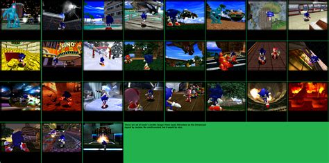 Dreamcast Sonic Adventure Credits Images Sonic The Spriters