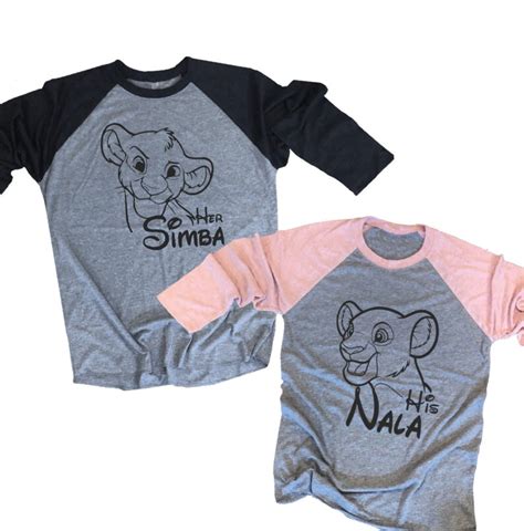 Couples His And Hers Her Simba His Nala Mr And Mrs Etsy